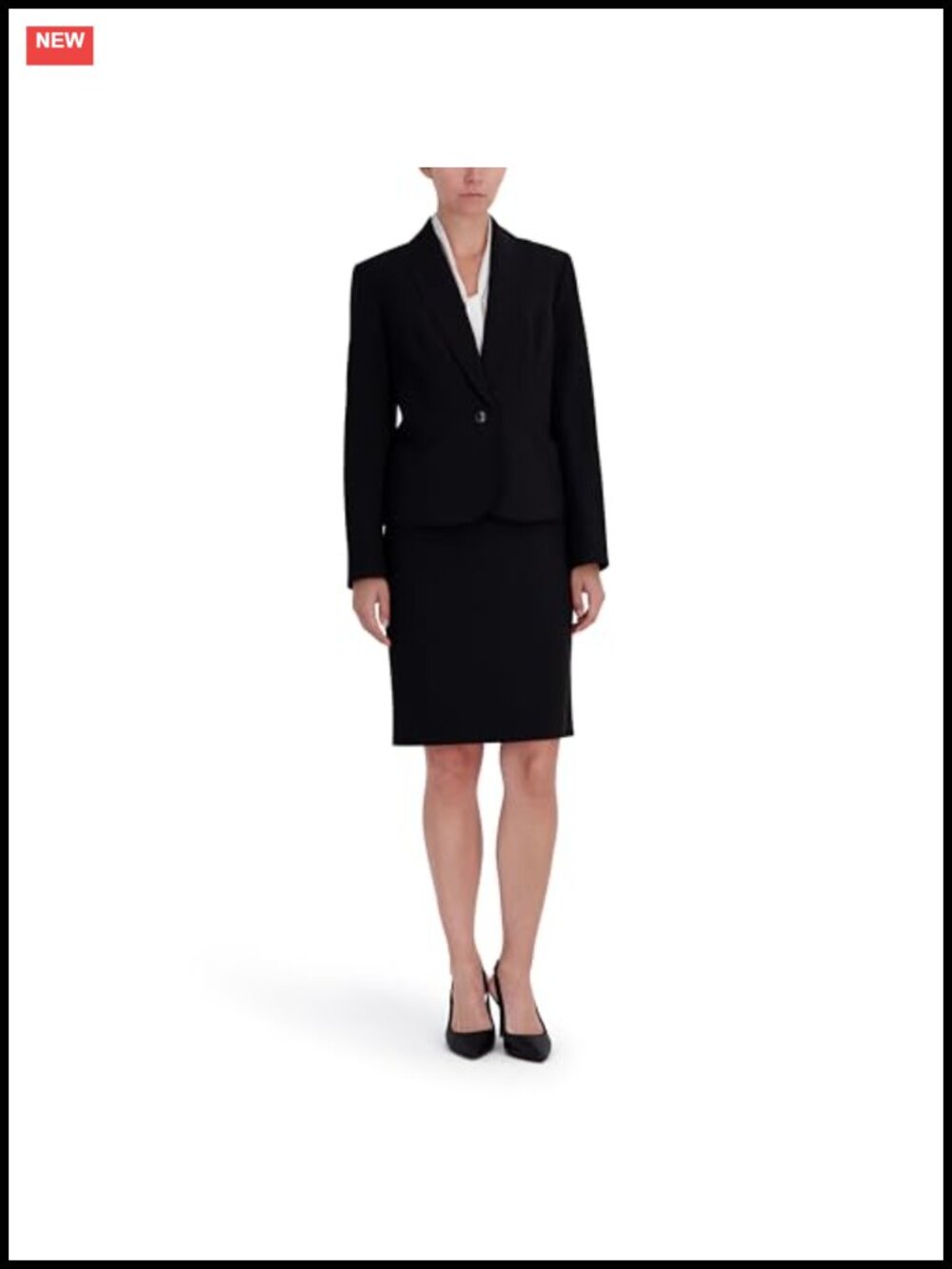 Women's 2-Pc Skirt Suit Set - Blazer & Slim Skirt Office Wear
